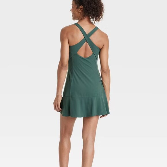 all in motion Everyday Soft Double V Black Active Dress/NWT/S - Picture 6 of 15